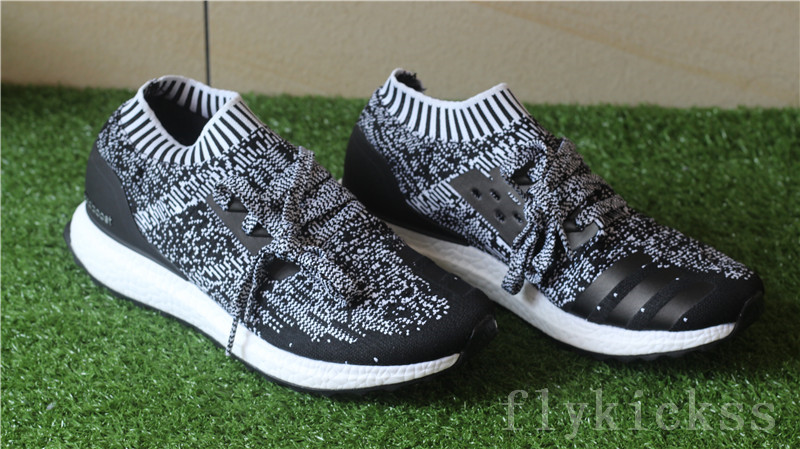 Adidas Ultra Boost Uncaged Mottled Running PK White&Black